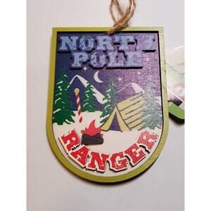 Wooden Ornament - North Pole Rangers